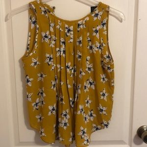 Ann Taylor Mustard Top